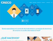 Tablet Screenshot of caeco.es