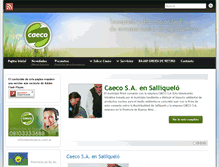 Tablet Screenshot of caeco.com.ar